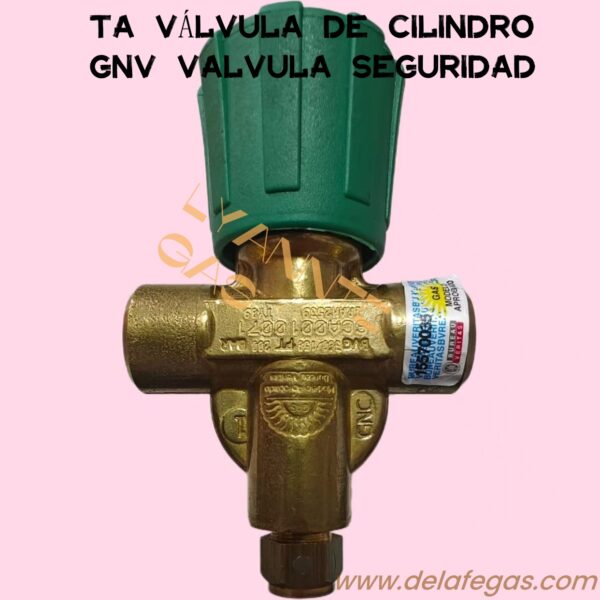 TA VÁLVULA DE CILINDRO GNV VALVULA SEGURIDAD