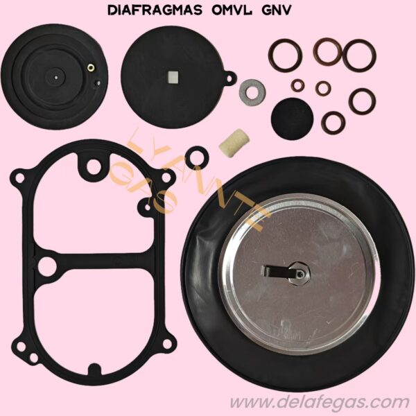 KIT DIAFRAGMAS PARA OMVL REDUCTOR GNV