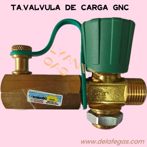 TA VÁLVULA DE CARGA GNV VALVULA DE LLENADO